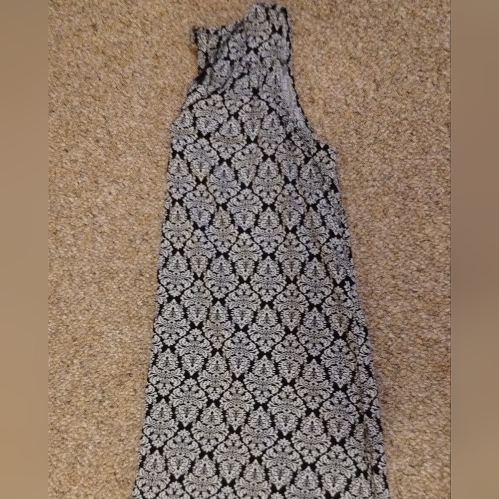 Old Navy Damask Pattern Sleeveless Sun Dress